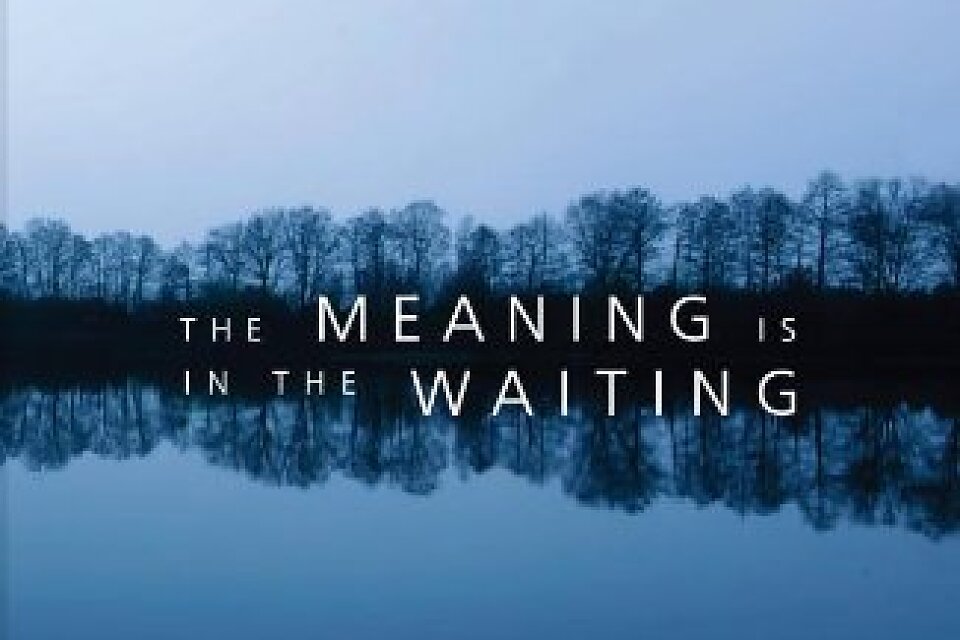 the meaning is in the waiting
