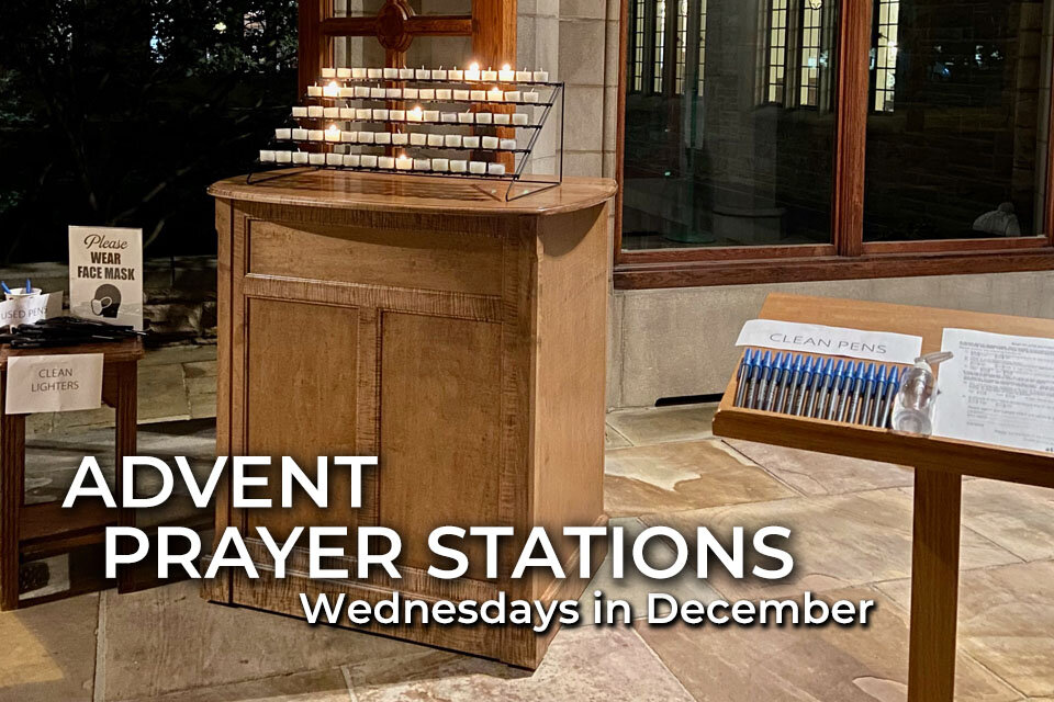 advent prayer stations