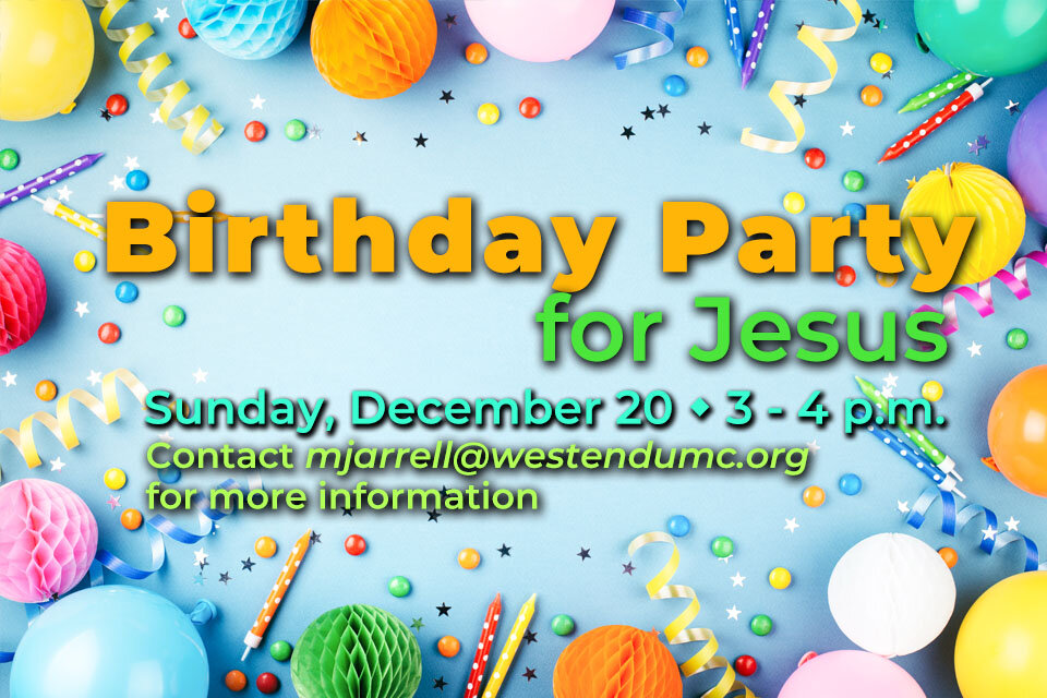 bday party to jesus 1